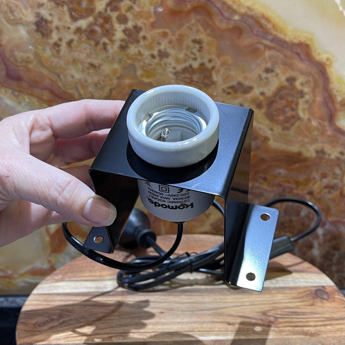 Ceramic ES Lamp Fixture & Bracket - Komodo - Tank Terrarium Australia Light & Heat