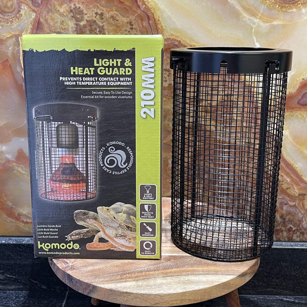 Light & Heat Guard 210mm - Komodo - Tank Terrarium Australia Light & Heat