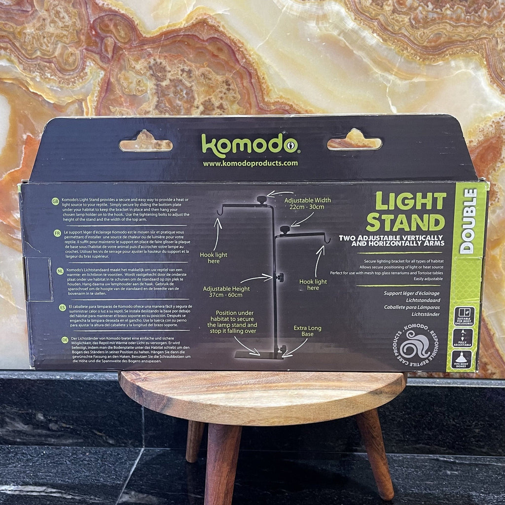 Double Light Stand - Komodo - Tank Terrarium Australia Light & Heat