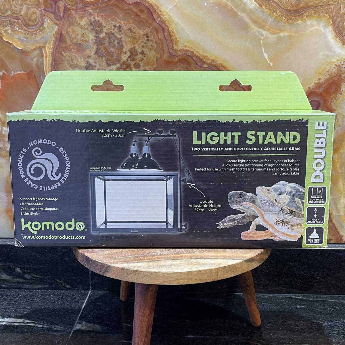 Double Light Stand - Komodo - Tank Terrarium Australia Light & Heat
