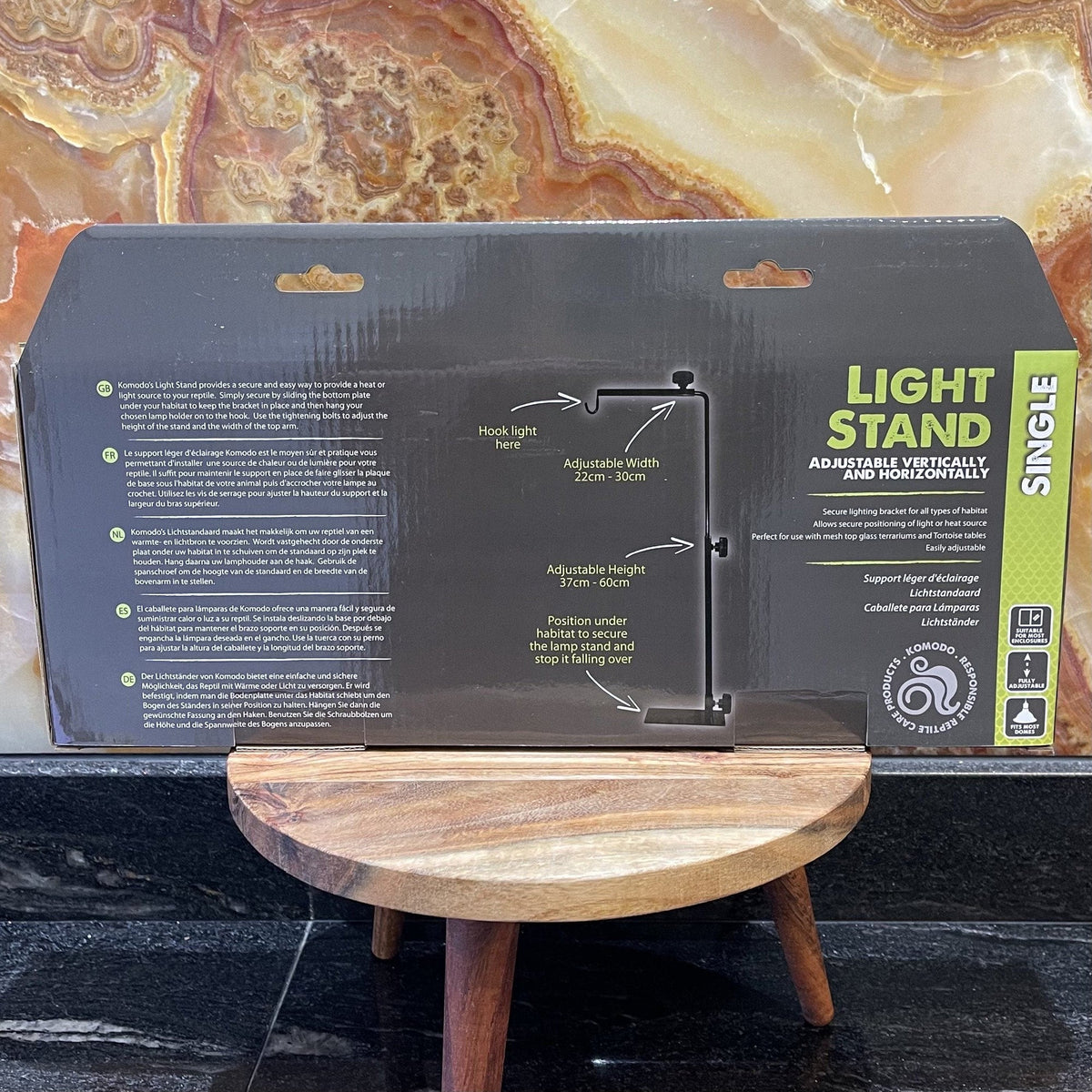 Single Light Stand - Komodo - Tank Terrarium Australia Light & Heat