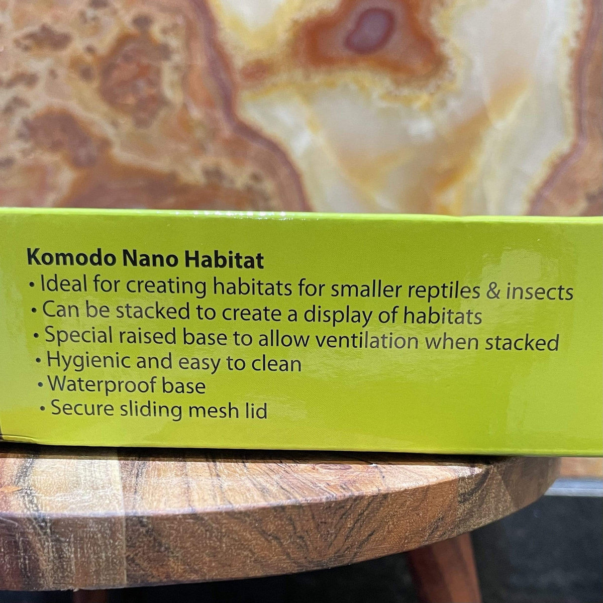 Nano Glass Habitat 21 × 21 × 30cm - Komodo - Tank Terrarium Australia Nano Habitats