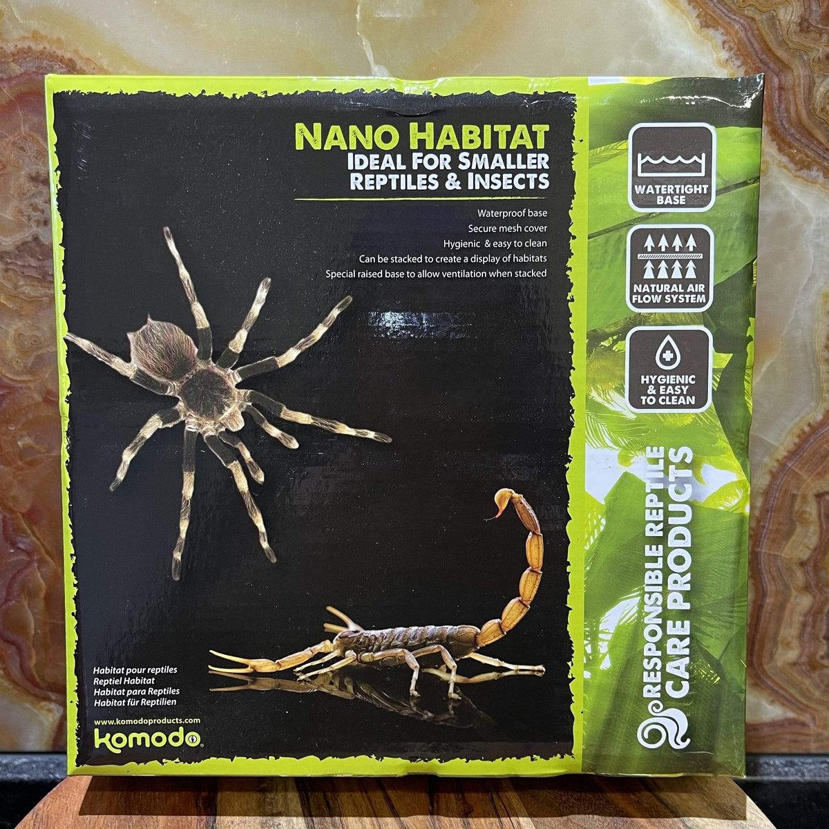 Nano Glass Habitat 21 × 21 × 30cm - Komodo - Tank Terrarium Australia Nano Habitats