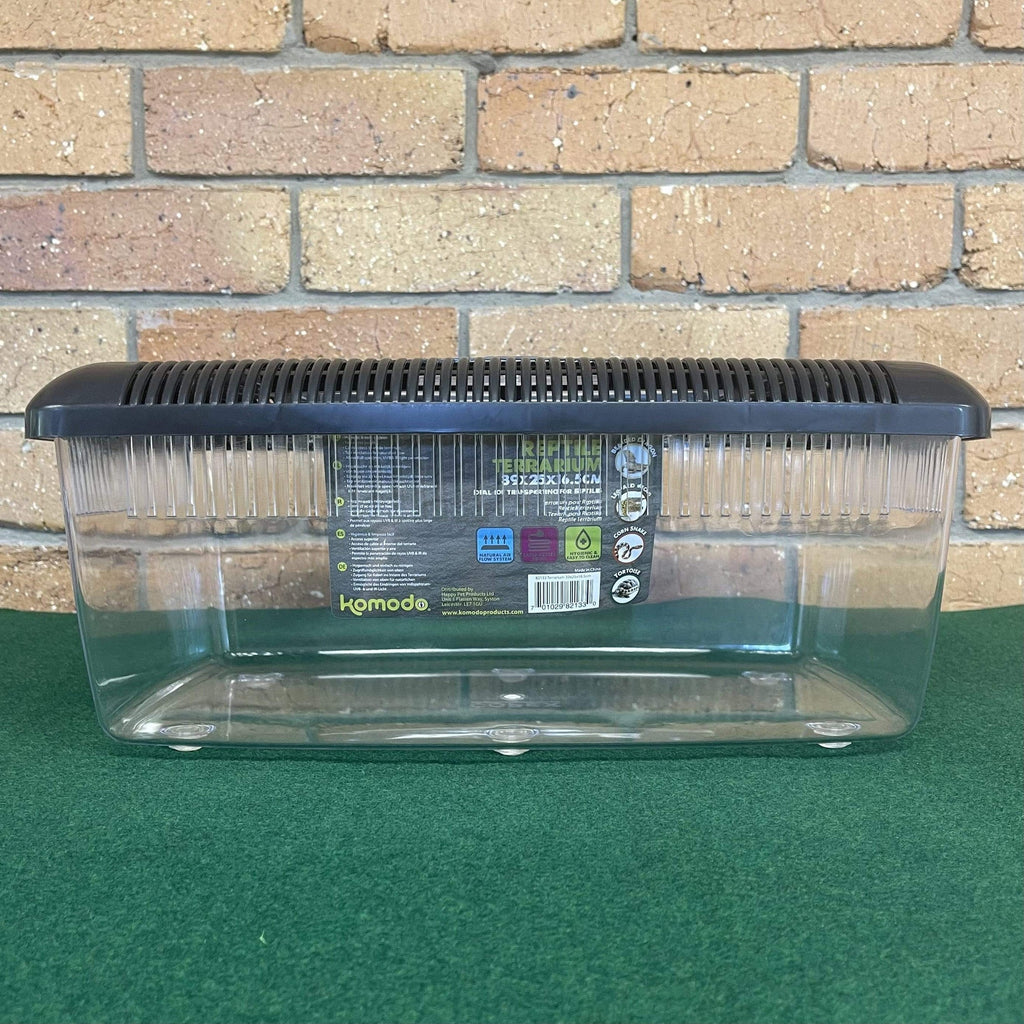 Plastic Terrarium 39 × 25 × 16.5cm - Komodo - Tank Terrarium Australia Plastic Terrarium