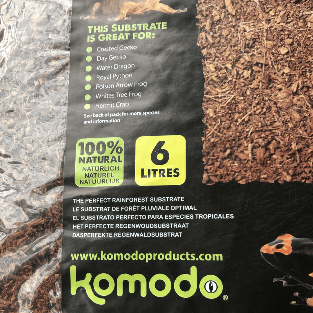 Komodo Reptile Bedding & Substrates Komodo Tropical Terrain Reptile Bedding 6 litres