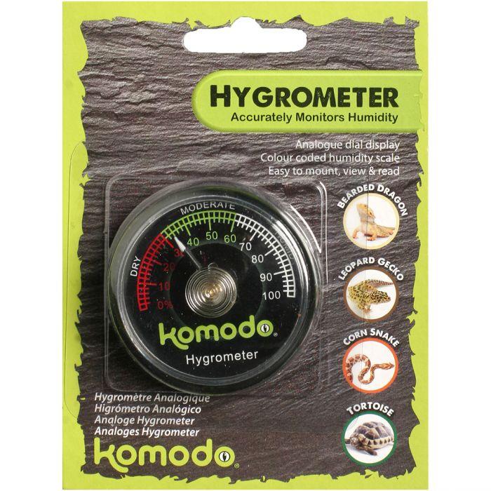 Analogue Terrarium Hygrometer - Komodo - Tank Terrarium Australia Reptile Monitoring