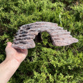 Corner Basking Platform Ramp Brown - Komodo - Tank Terrarium Australia Resin Rock Decor