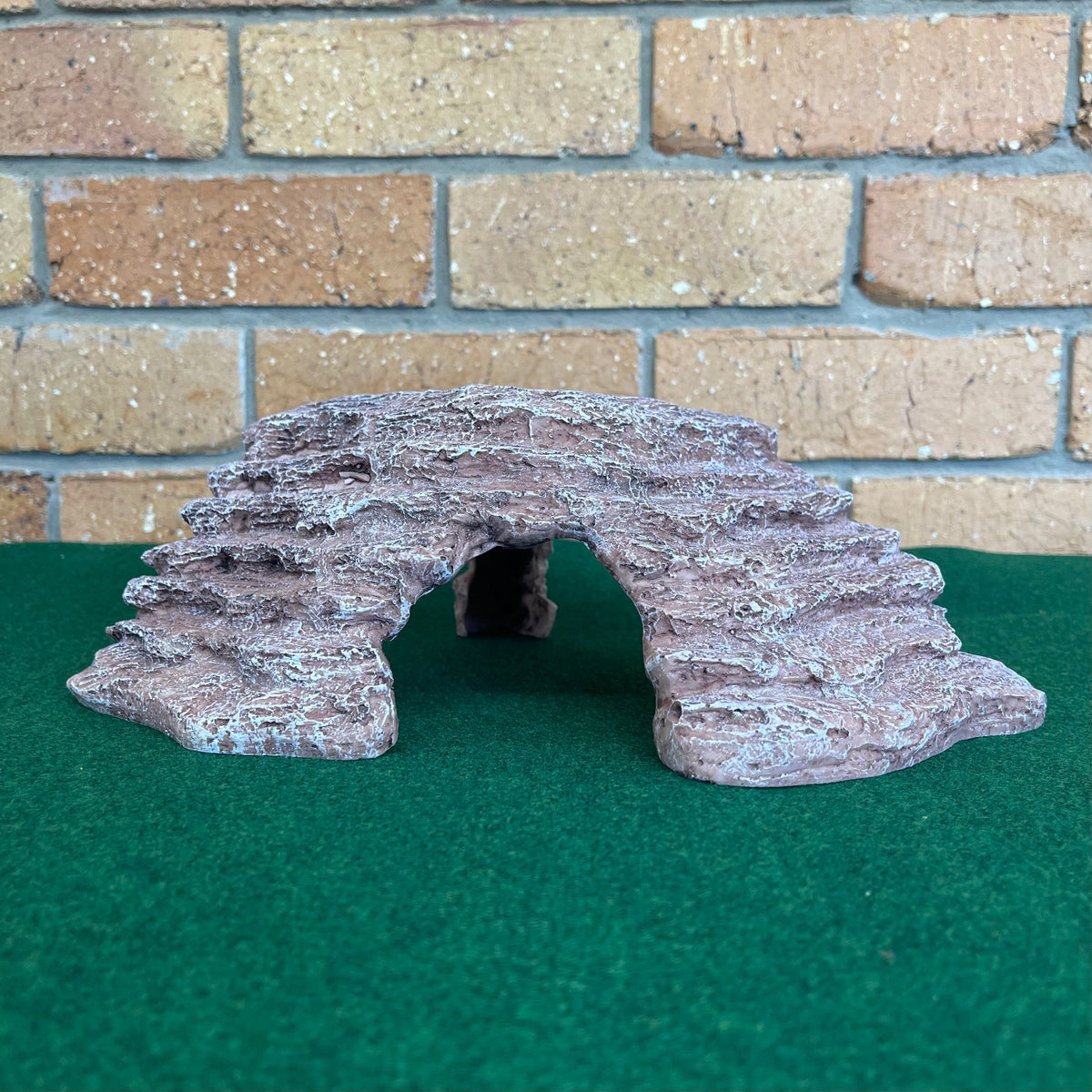 Corner Basking Platform Ramp Brown - Komodo - Tank Terrarium Australia Resin Rock Decor