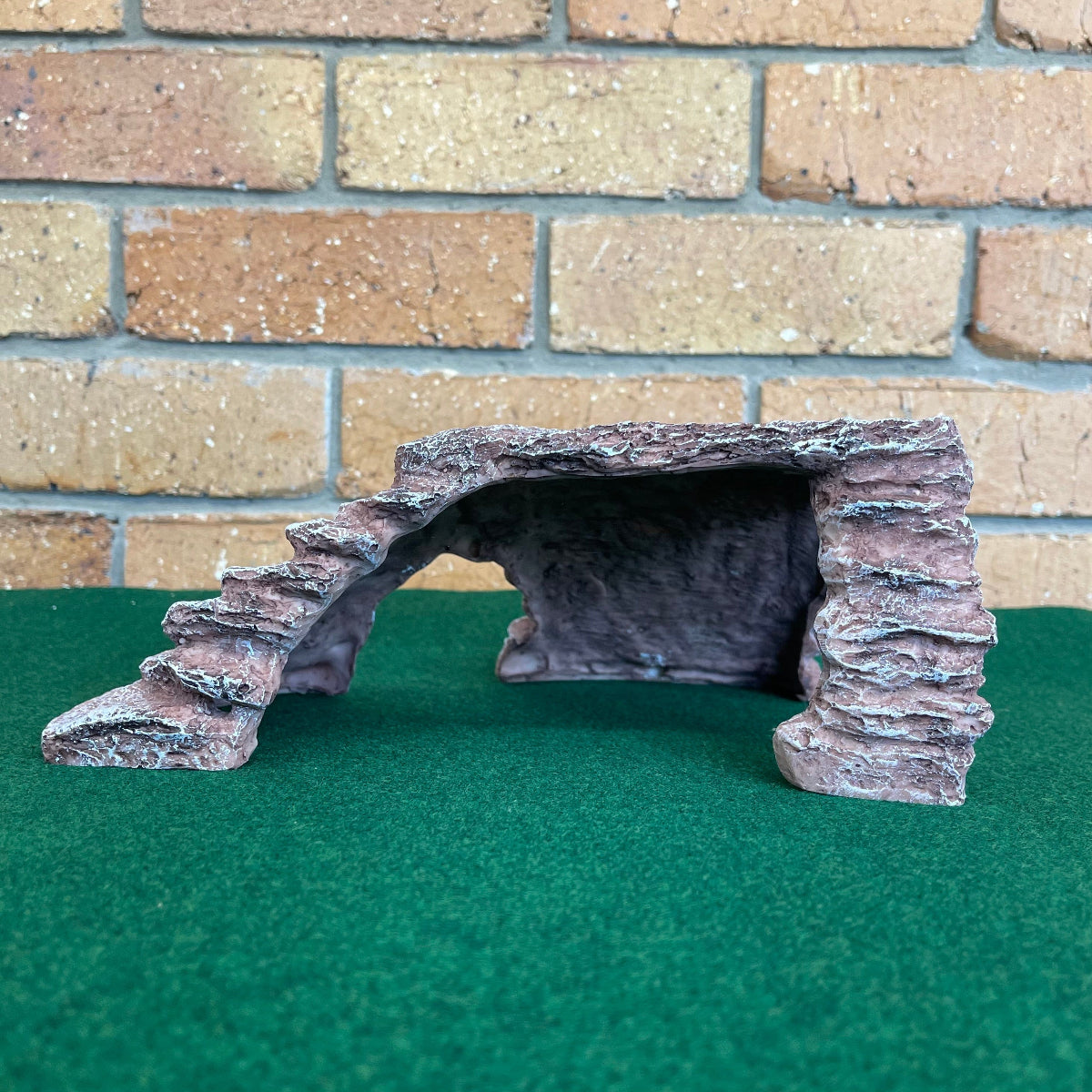 Corner Basking Platform Ramp Brown - Komodo - Tank Terrarium Australia Resin Rock Decor