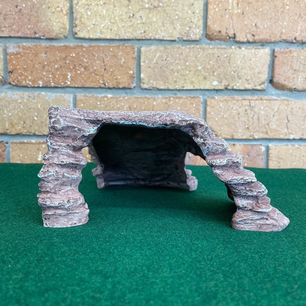 Corner Basking Platform Ramp Brown - Komodo - Tank Terrarium Australia Resin Rock Decor