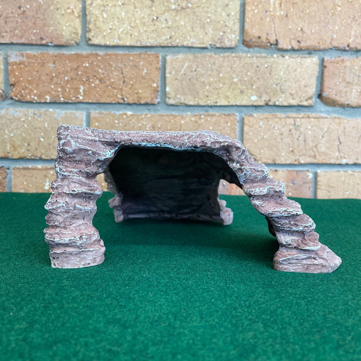 Corner Basking Platform Ramp Brown - Komodo - Tank Terrarium Australia Resin Rock Decor