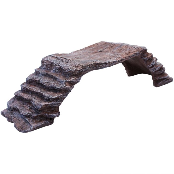 Large Basking Platform Ramp Brown - Komodo - Tank Terrarium Australia Resin Rock Decor