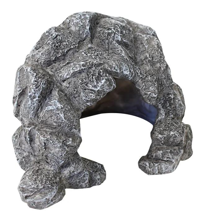 Cave Den Grey - Komodo - Tank Terrarium Australia Resin Rock Decor