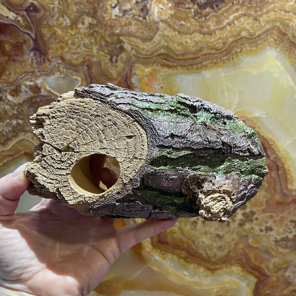 Forest Log Hiding Den 23cm - Komodo - Tank Terrarium Australia Resin Rock Decor