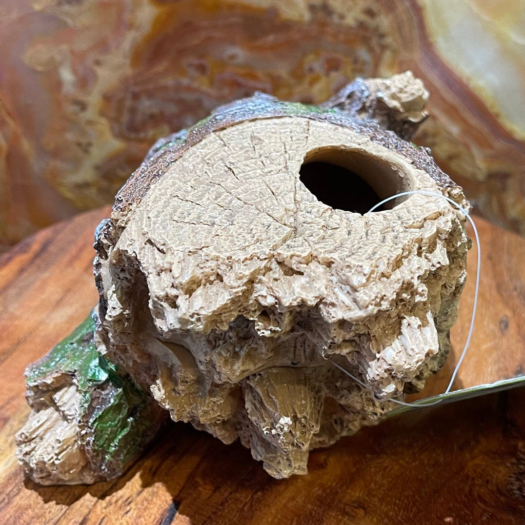 Forest Log Hiding Den 23cm - Komodo - Tank Terrarium Australia Resin Rock Decor