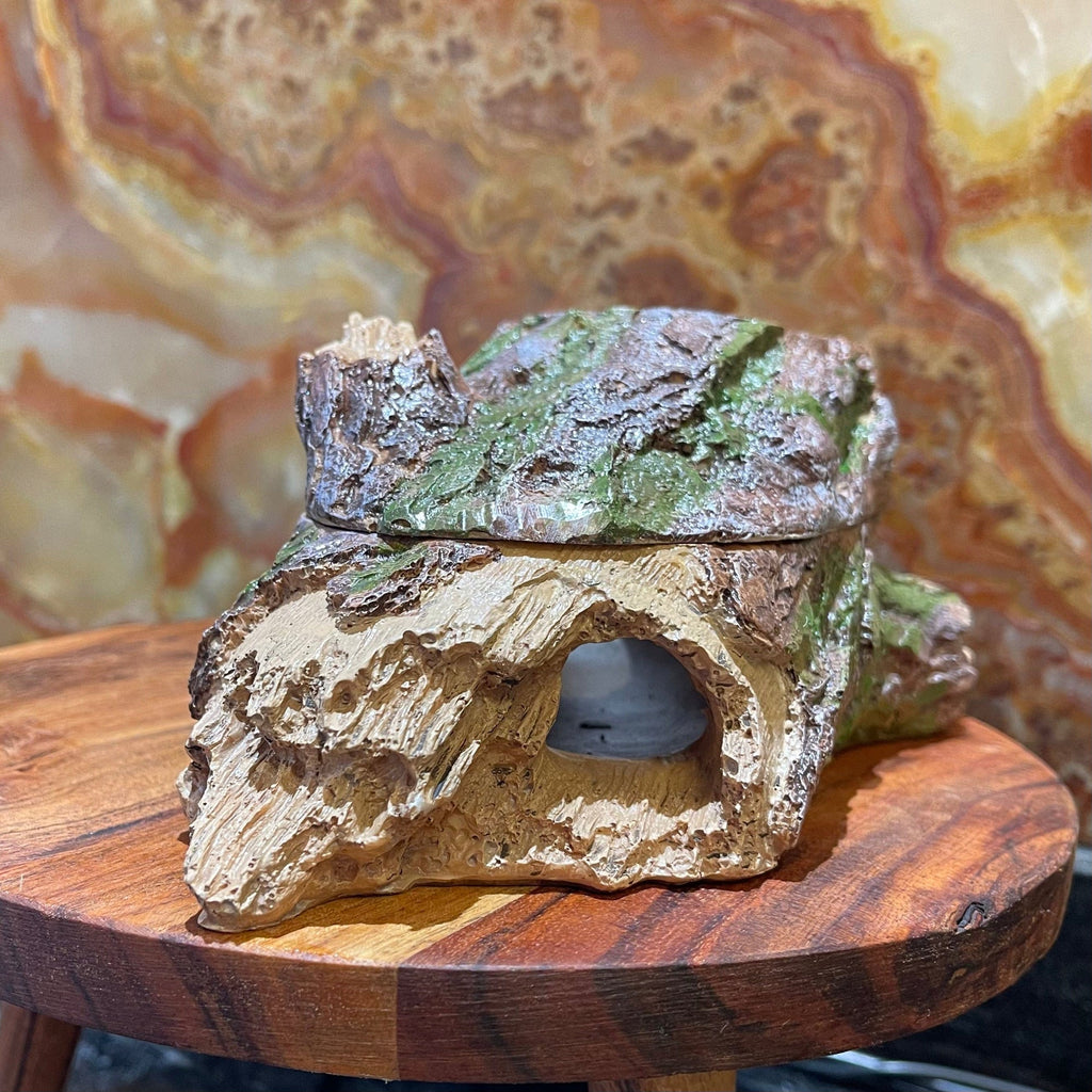 Forest Log Hiding Den 23cm - Komodo - Tank Terrarium Australia Resin Rock Decor