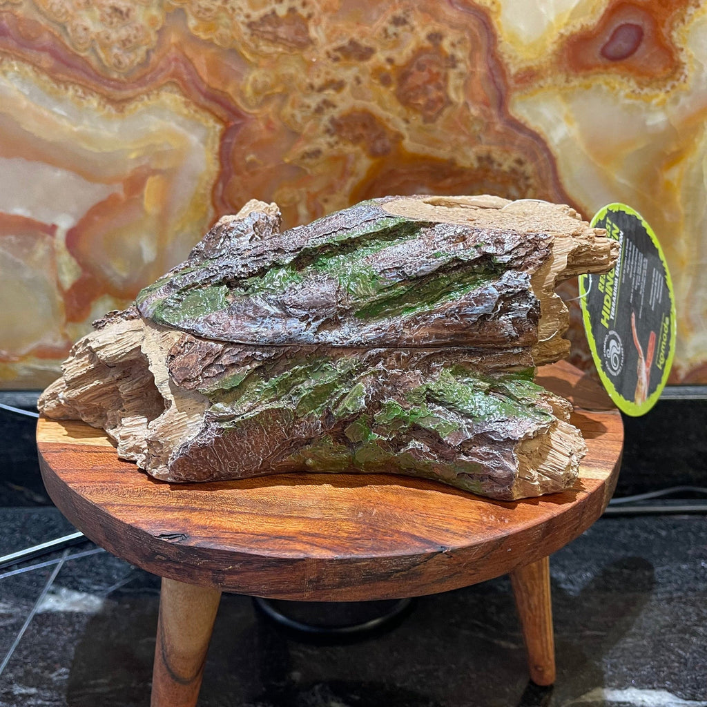 Forest Log Hiding Den 23cm - Komodo - Tank Terrarium Australia Resin Rock Decor