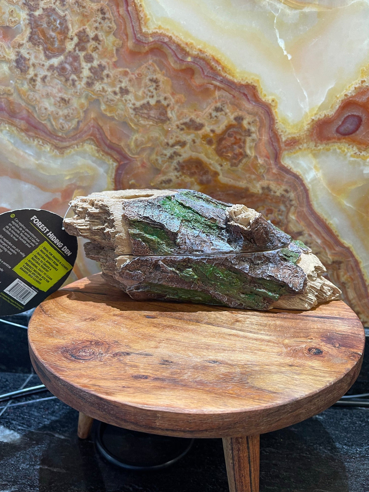 Forest Log Hiding Den 23cm - Komodo - Tank Terrarium Australia Resin Rock Decor