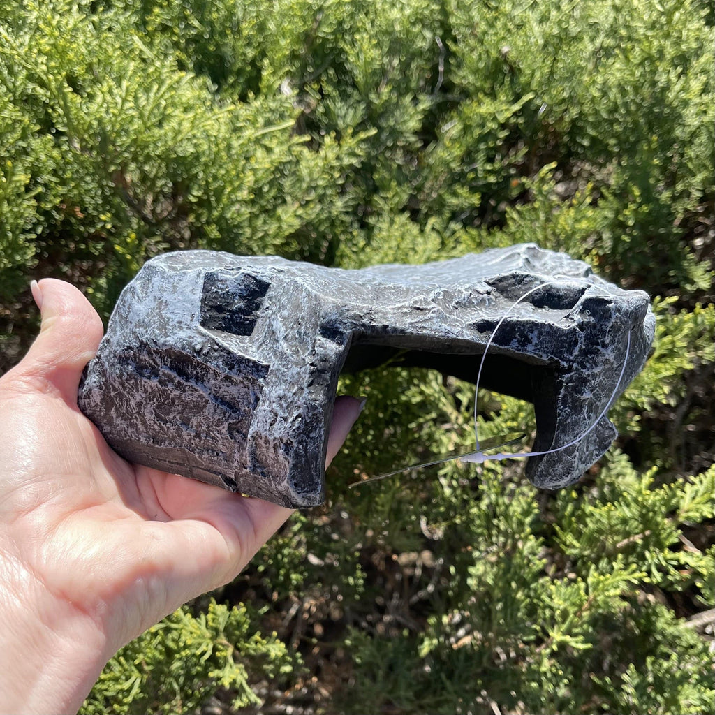 Komodo Reptile Rock Den Grey Large - Tank Terrarium Australia Resin Rock Decor