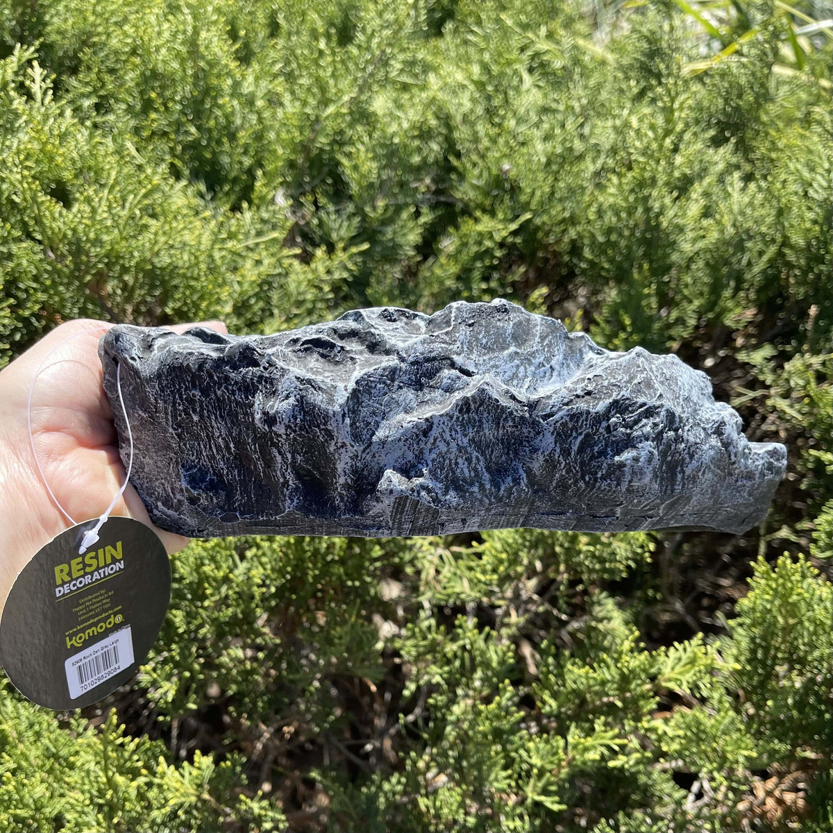 Komodo Reptile Rock Den Grey Large - Tank Terrarium Australia Resin Rock Decor