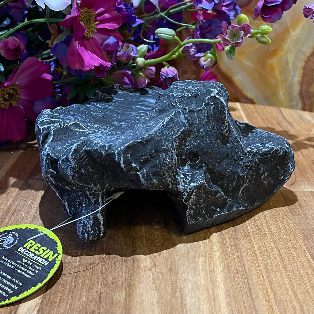 Komodo Reptile Rock Den Grey Medium - Tank Terrarium Australia Resin Rock Decor