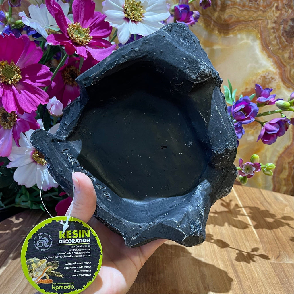 Komodo Reptile Rock Den Grey Medium - Tank Terrarium Australia Resin Rock Decor
