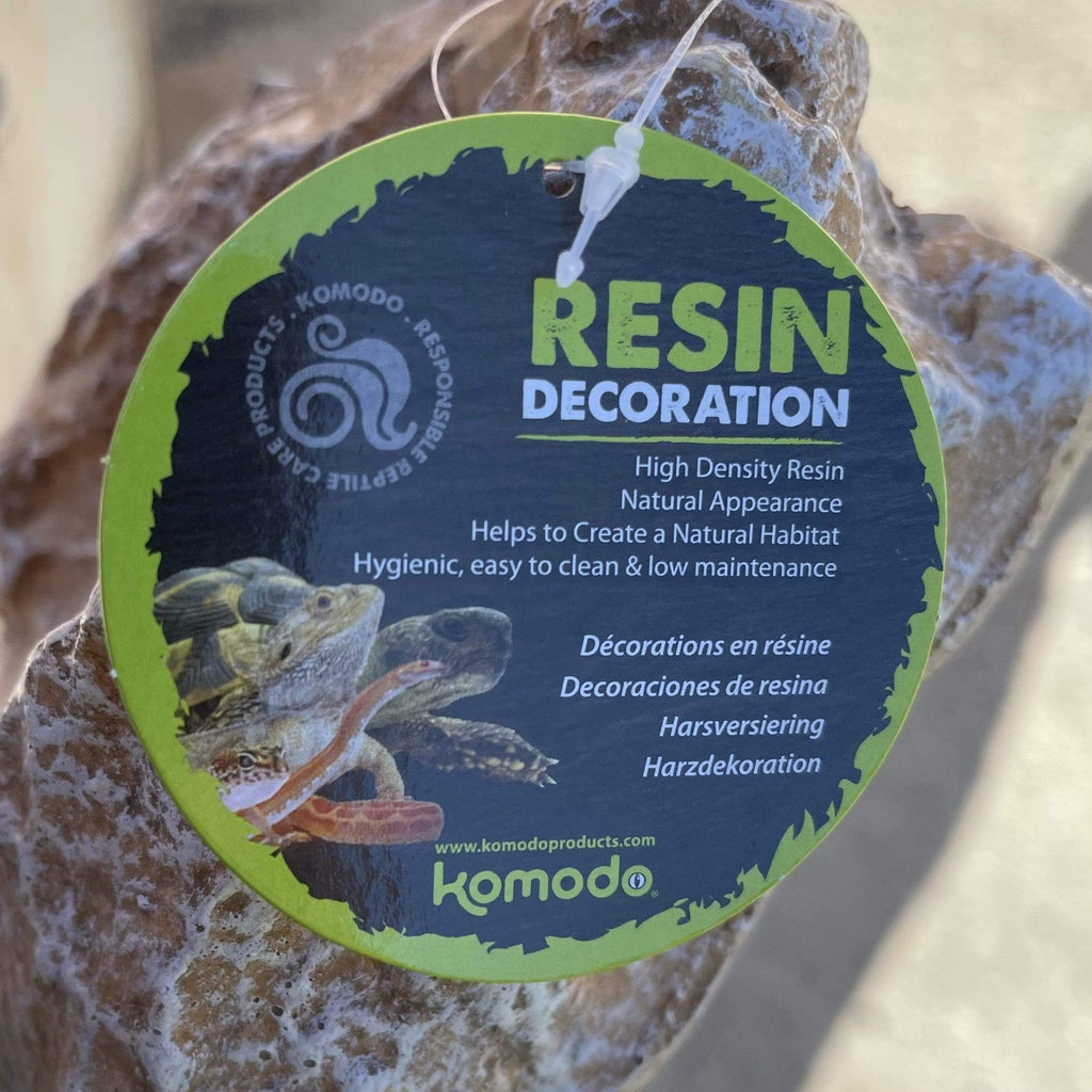 Komodo Reptile Rock Den Sandstone Medium - Tank Terrarium Australia Resin Rock Decor