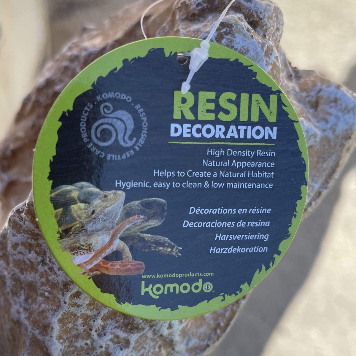 Komodo Reptile Rock Den Sandstone Medium - Tank Terrarium Australia Resin Rock Decor