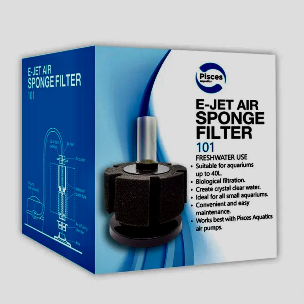 Pisces Aquatics E-Jet Air Sponge Filter 101 - Tank Terrarium Australia Aquarium Filter
