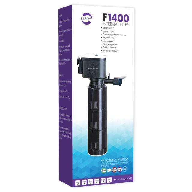 F1400 Internal Aquarium Filter - Pisces Aquatics - Tank Terrarium Australia Aquarium Filter