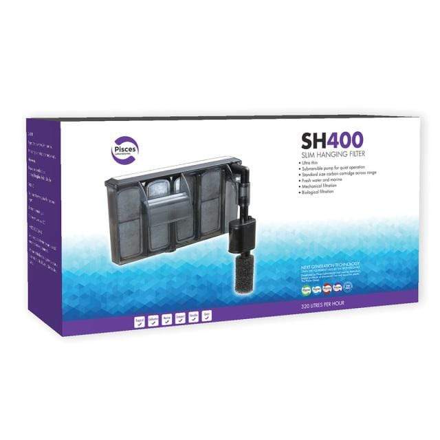 Slim Hanging Aquarium Filter SH400 - Pisces Aquatics - Tank Terrarium Australia Aquarium Filter