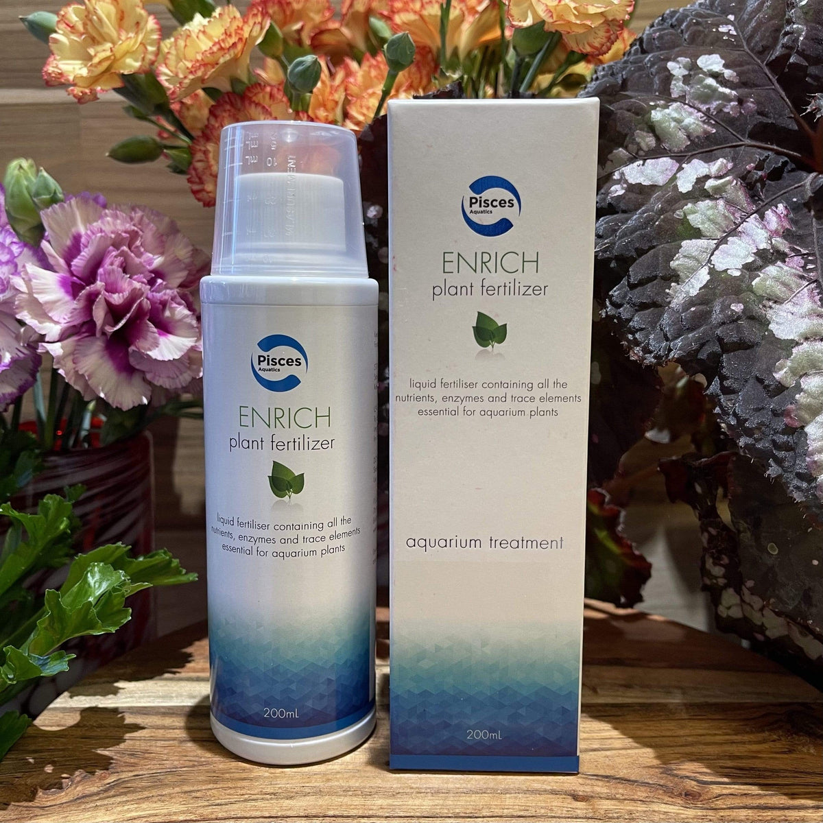 Pisces ENRICH Aquatic Plant Fertilizer 200ml - Tank Terrarium Australia Aquarium Water Treatment