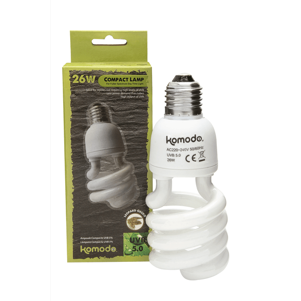 Forest Sunlight Compact UVB Lamp 5% 26W - Komodo - Tank Terrarium Australia Light & Heat