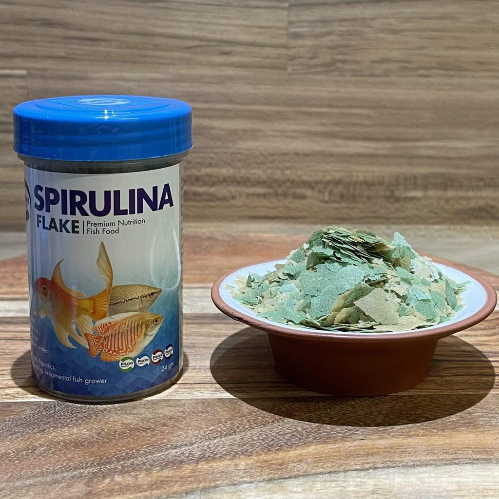 Spirulina Flake Food - Pisces Aquatics - Tank Terrarium Australia Fish Food