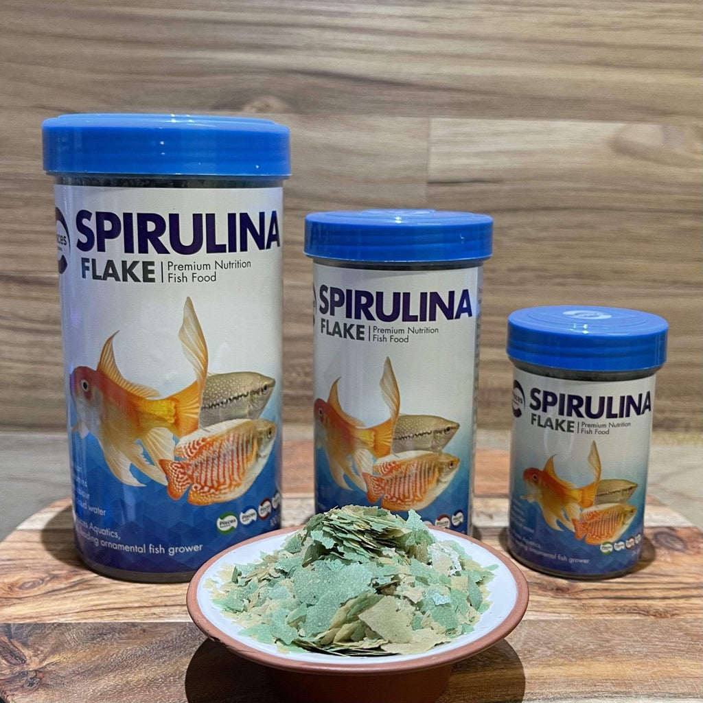 Spirulina Flake Food - Pisces Aquatics - Tank Terrarium Australia Fish Food