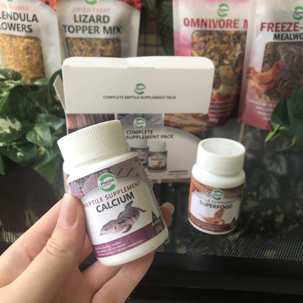 Pisces Complete Reptile Supplement Pack - Tank Terrarium Australia Supplement