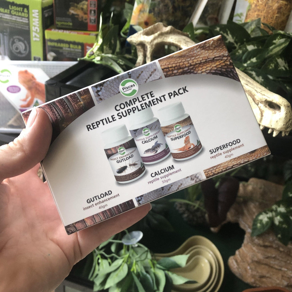 Pisces Complete Reptile Supplement Pack - Tank Terrarium Australia Supplement