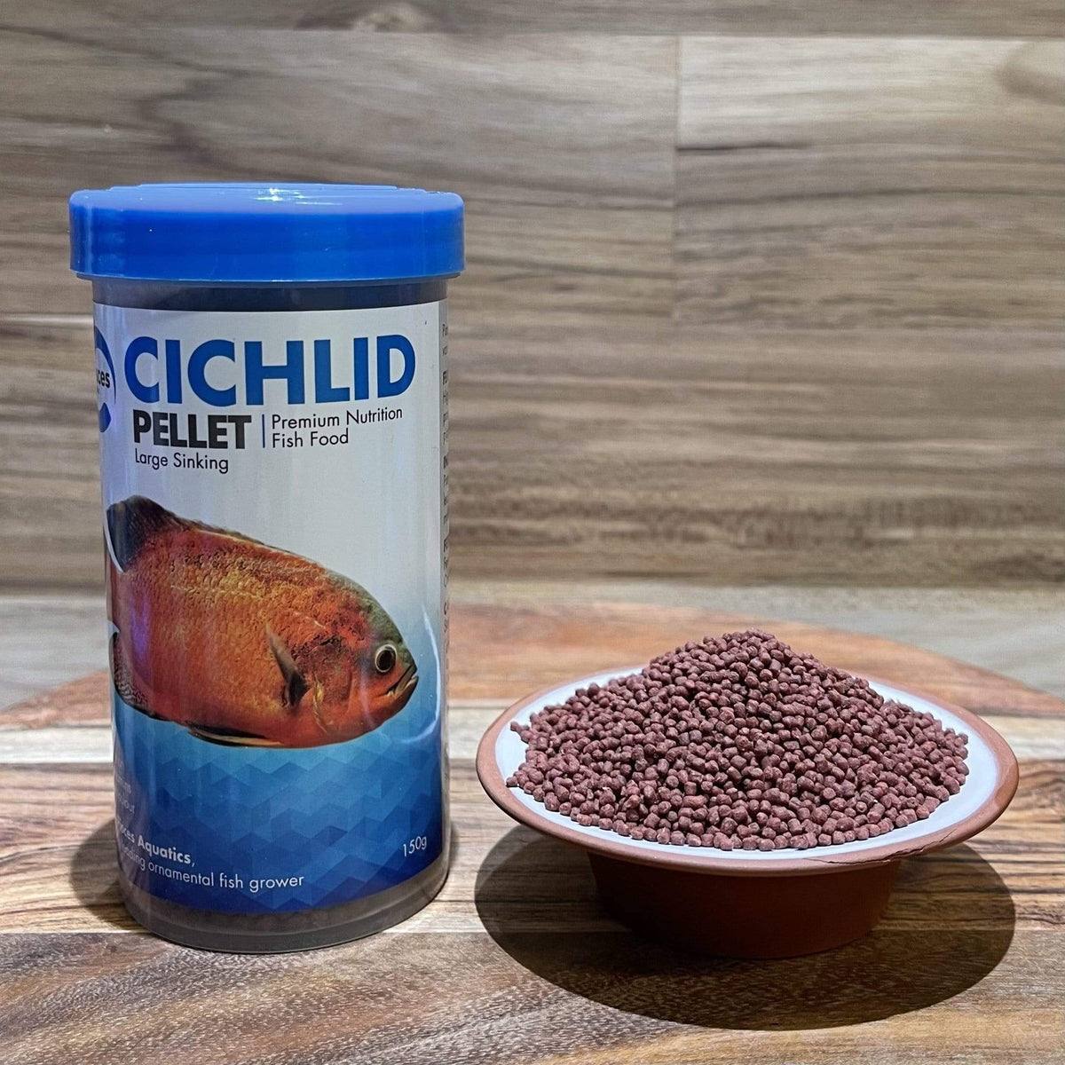 Cichlid Pellets Sinking Large (3mm Pellets) - Pisces Aquatics - Tank Terrarium Australia Fish Food