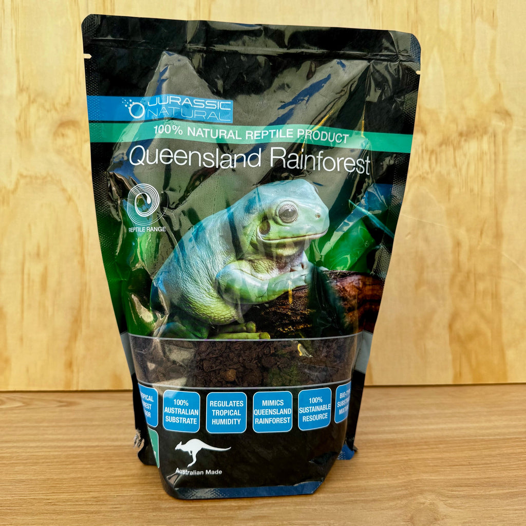 Queensland Rainforest Frog Substrate 2 litres - Jurassic Natural - Tank Terrarium Australia Jurassic Natural