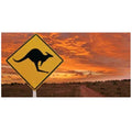 Outback Kangarooo Poster Background - Tank Terrarium Australia Aqua Natural