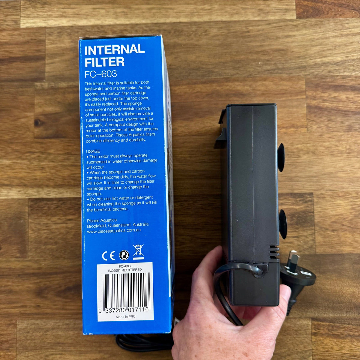 FC603 Internal Aquarium Filter - Pisces Aquatics - Tank Terrarium Australia Aquarium Filter