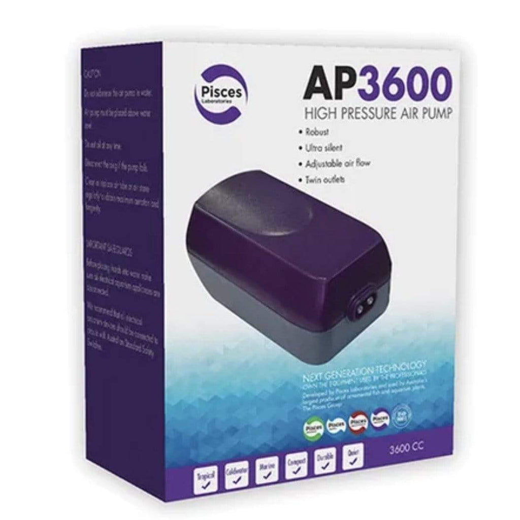 Pisces Air Pump AP3600 Single Outlet - Tank Terrarium Australia Air Pumps