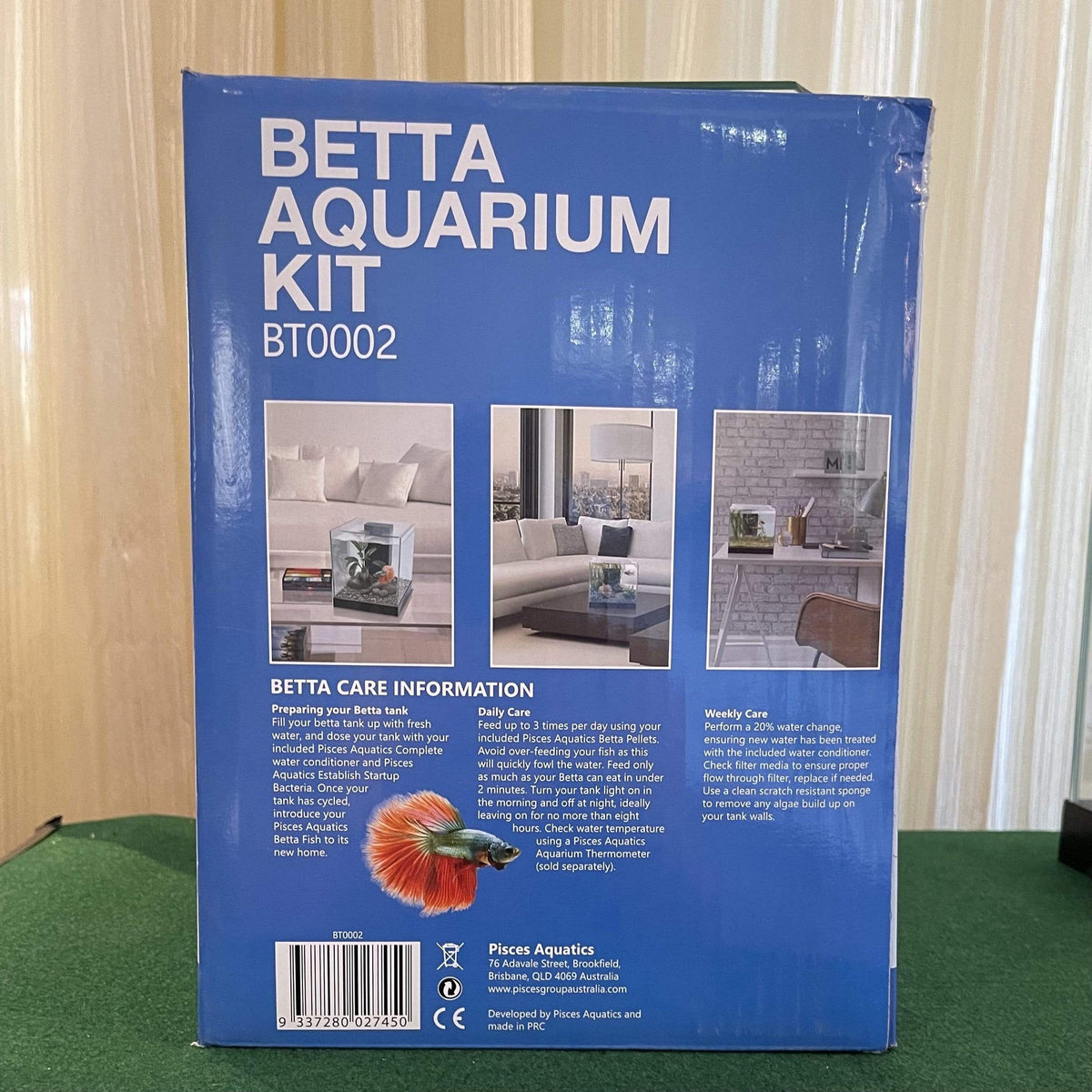 Pisces Aquatics Glass Betta Tank - Tank Terrarium Australia Aquarium Tanks