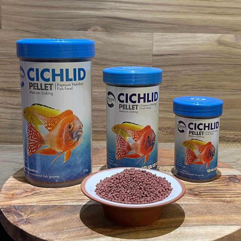 Cichlid Pellets Sinking Medium (2mm Pellets) - Pisces Aquatics - Tank Terrarium Australia Fish Food