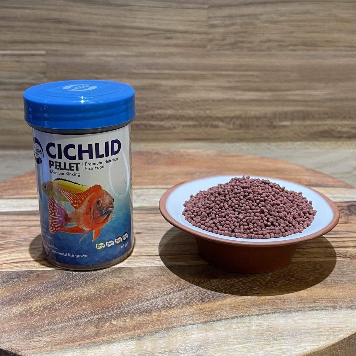Cichlid Pellets Sinking Medium (2mm Pellets) - Pisces Aquatics - Tank Terrarium Australia Fish Food