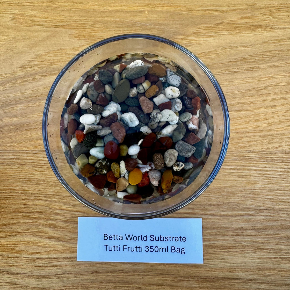 Betta World Substrate - Tutti Frutti Betta Gravel 350ml Bag - Tank Terrarium Australia Betta World